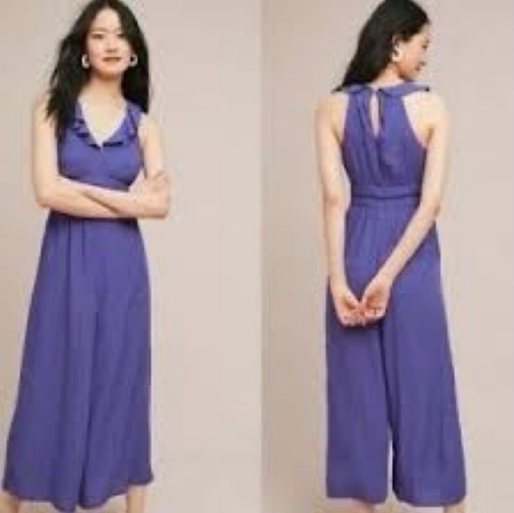Anthropologie Maeve Syros Jumpsuit Size 8P